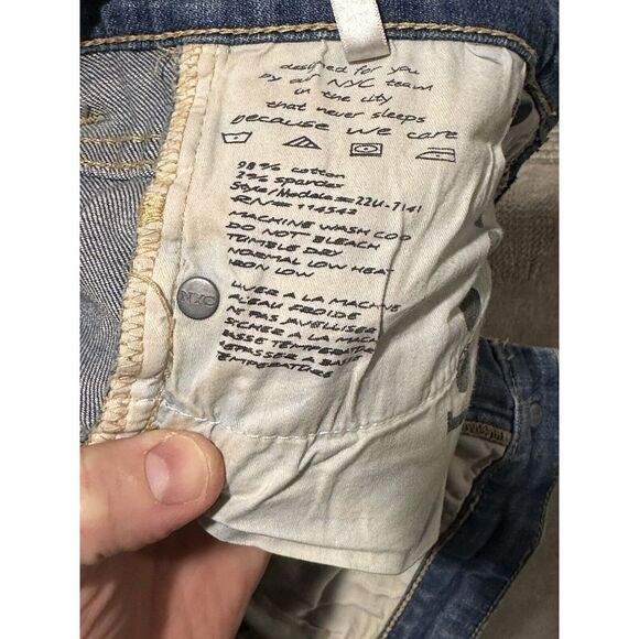 Blank NYC Womens Size 25 Boyfriend Distressed Blue Jeans Stretch Flavor Savor‎ - Picture 7 of 16